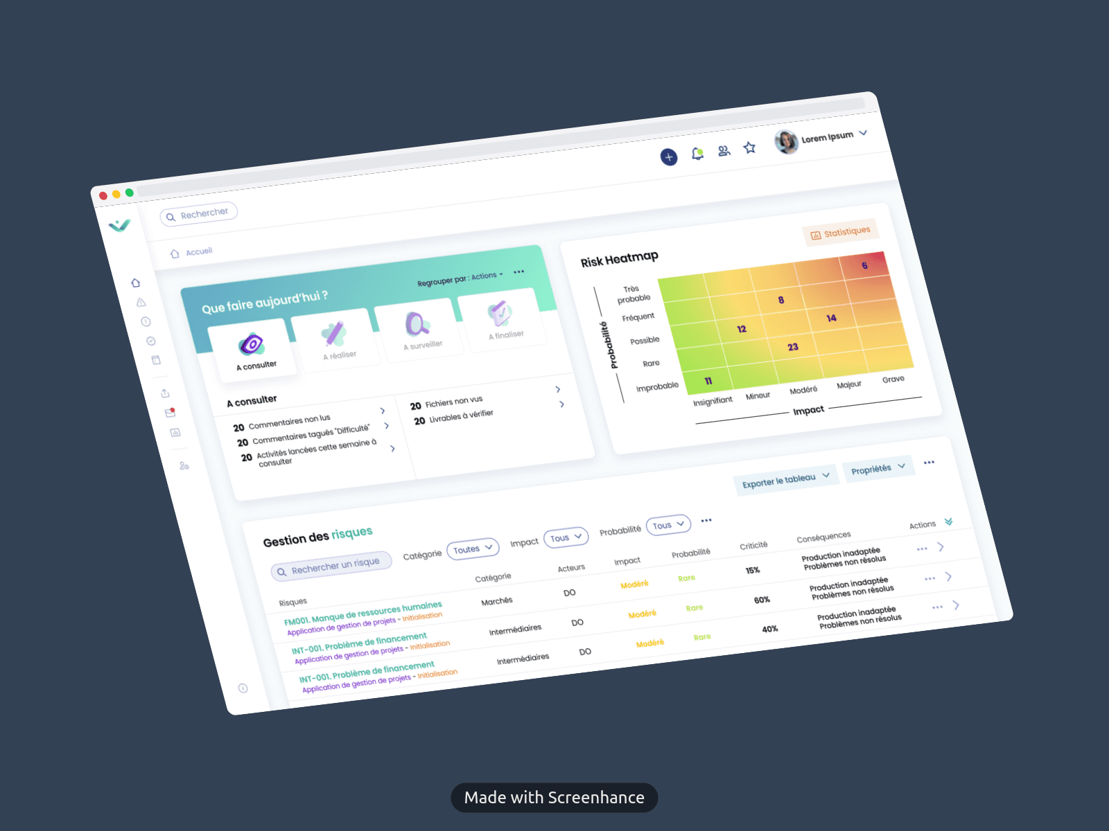 maestroSIGRAI : application Web Multi-Tenant (SaaS) de gestion des risques et des activités