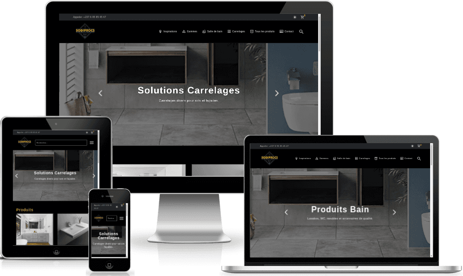 Site E-Commerce de Vente de Produits Céramiques